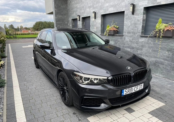 BMW Seria 5 cena 155000 przebieg: 83526, rok produkcji 2017 z Łaziska Górne małe 232